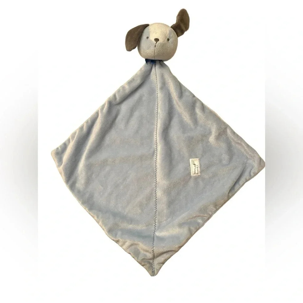 Precious Firsts Carter's Puppy Dog Security Blanket Blue Lovey Baby Ratt…